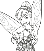 The Pirate Fairy Online Coloring